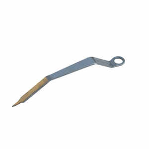 Retractor acetabular Hohmann de doble flexión y punta única, de hoja más larga, de acero inoxidable ortopédico - Product Image 1