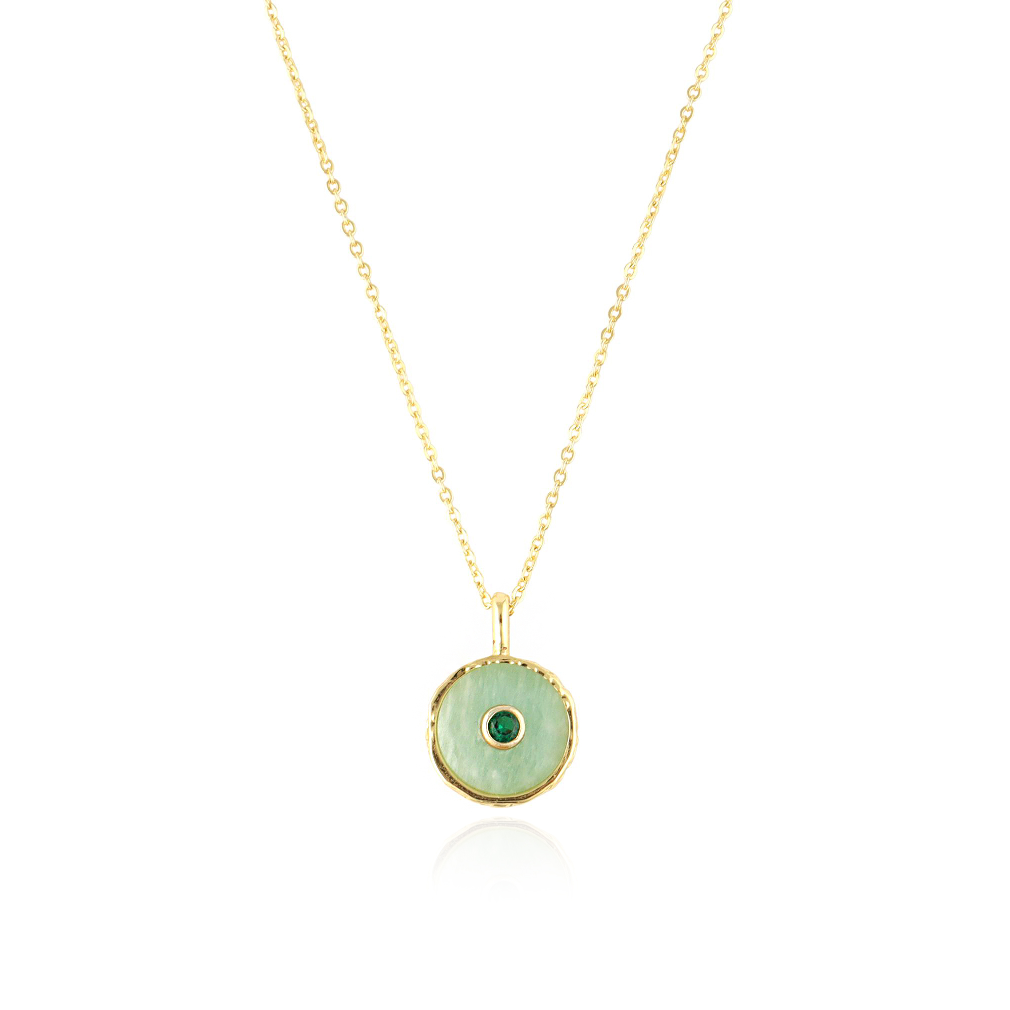 Amazonite & Green CZ