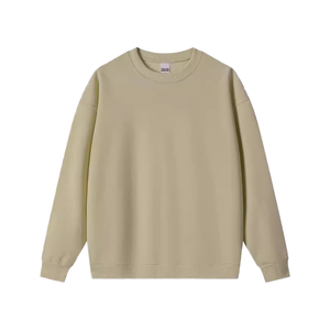 Custom Unisex Oversized Crewneck Sweatshirt Plain Fleece Pullover Cotton Blend Long Sleeve Casual Winter Sweatshirt Blank Custom - Product Image 2