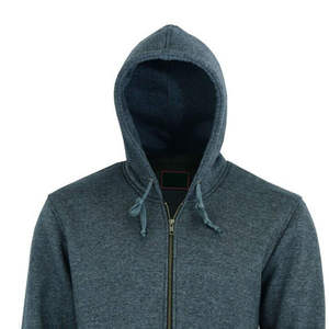Sudadera con capucha de invierno para hombre, con cremallera completa, color liso, con bolsillos laterales, estilo urbano, fabricación digital personalizada, ajuste oversize, vintage - Product Image 6