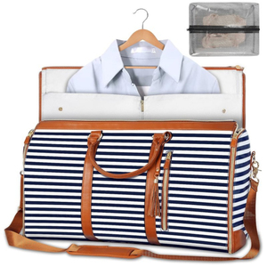 Sac de sport vintage en cuir de luxe, grand volume, durable, imperméable, pour voyage et exercice - Product Image 5