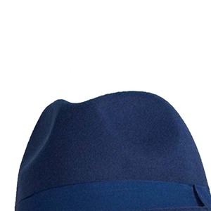 Chapeaux sur mesure en gros, couleur unie, chapeau personnalisé pour hommes, chapeau Fedora en polyester tendance pour hommes, chapeau décontracté avec logo personnalisé, vente en gros 100 - Product Image 2