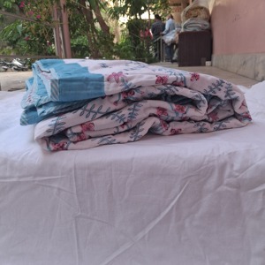 Handmade King Size 100% Cotton Printed Eco-Friendly Organic Reversible Luxury <b>Winter</b> Bedding <b>Quilt</b> Cotton Filled Hotel Home Use - Product Image 1