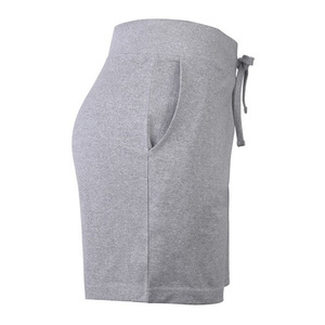 Nouveaux shorts de mode pour femmes en gros, shorts en polaire taille haute avec poches, broderie et impression avec logo, shorts pour femmes - Product Image 3