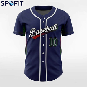 Camiseta de Béisbol Personalizada 2026 de Alta Calidad, Transpirable, de Secado Rápido, 100% Poliéster, Uniforme de Equipo con Logotipo, Nombre y Número Personalizados - Product Image 6