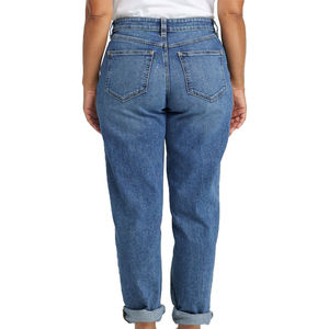 <b>Hot</b> Selling Women <b>High</b> <b>Waist</b> Flared Baggy Denim Jeans Vintage Korean Style Casual Cotton <b>Pants</b> Trendy Streetwear New Arrival - Product Image 4