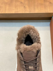 Chaussures de luxe de haute qualité, style hiver, en cuir véritable et PVC, légères, chaudes, décontractées, à la mode, à semelle épaisse - Product Image 4