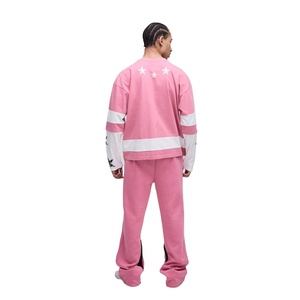 Conjunto Deportivo Personalizado de Moda con Cuello Redondo y Estampado, Ropa Deportiva Premium, Sudadera, Ropa Deportiva OEM, Conjuntos Deportivos de Marca Privada - Product Image 2