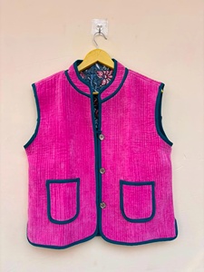 Suzani <b>Velvet</b> Cotton Vest Turkish Embroidered Floral Beaded V-Neck Winter Boho Vintage Unisex Sleeveless Short <b>Jacket</b> Single - Product Image 1