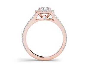 Anillo Solitario de Oro Sólido de 14K con Diamante Cultivado en Laboratorio de 1 Quilate, Corte Brillante Redondo VVS EF, para Uso Diario, Bodas, Estilo Moderno - Product Image 6