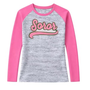 Camiseta de Manga Corta Raglán Gris de Algodón Orgánico 100% Ecológico para Hermanas de Hermandades, con Diamantes, Antiarrugas, de Secado Rápido, para Verano - Product Image 5