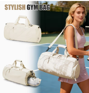Sac de sport en velours côtelé PROFIT SPORTS, durable, avec fermeture éclair, sangle réglable, grande capacité, compartiments séparés, idéal pour la gym, le sport et les voyages - Product Image 1