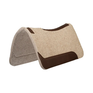 Tapis de selle en feutre de laine occidentale de haute qualité pour chevaux, tapis d'équitation premium pour ranch et roping, fabricant en gros - Product Image 2
