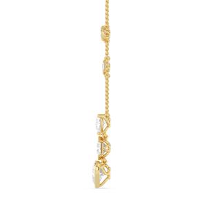 Elegante Collar de Oro Rosa de 9K con Diamante Cultivado en Laboratorio de 3.36 Quilates, Forma de Corazón, Joyería Fina, Regalo - Product Image 6