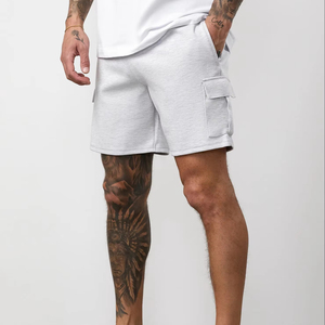 Pantalones Cortos Blancos Cargo Personalizados para Hombre OEM, Calidad Premium, Transpirables, de Secado Rápido, Estilo Casual, Sensación de Lujo, Ecológicos, Los Mejores Pantalones Cortos de Verano - Product Image 2