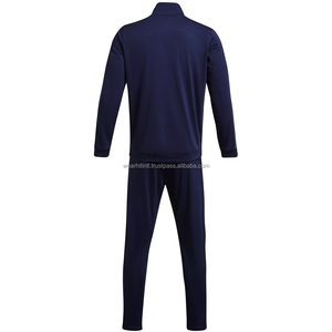Ensemble de survêtement d'hiver bleu marine pour femme, veste zippée intégrale, pantalon de jogging, vêtements de sport, tenue de sport pour la course à pied, l'entraînement, respirant - Product Image 5
