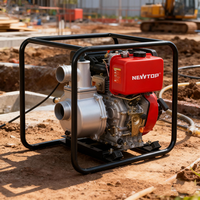 Pompe à eau diesel haute pression 70m de hauteur de refoulement, sortie 50mm, personnalisation OEM, 6.3 Kw pour l'irrigation agricole longue distance et les situations d'urgence