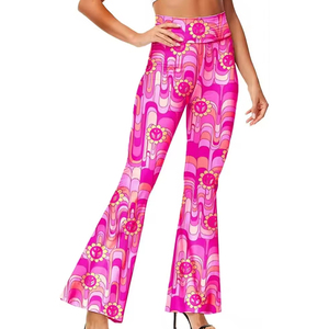 Pantalon large élastique à trous déchirés, coupe droite et évasée, en denim, fabrication pakistanaise, pantalon évasé. - Product Image 3