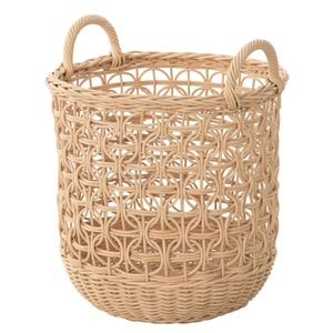 Panier en rotin naturel en forme d'animal avec poignées, élégant, tressé à la main, écologique, paniers de rangement modernes - Product Image 4