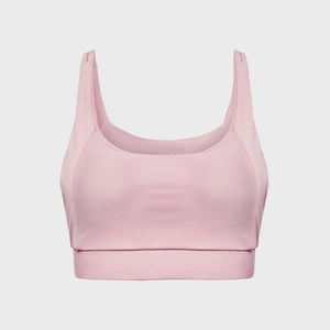 Ensemble de yoga deux pièces pour femme, soutien-gorge de sport respirant en dentelle sans couture à maintien élevé et leggings, avec logo frontal, pour la gym et le fitness - Product Image 6