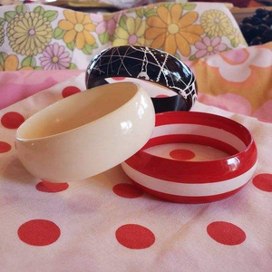 Brazaletes de Resina Personalizados, Brazaletes de Lujo para Uso Diario, Estilo Vintage para Mujeres y Niñas - Product Image 6