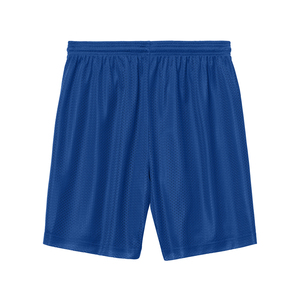 High Quality Men's 5-Inch Inseam Double <b>Layer</b> Blank Mesh Shorts Sublimation Solid Pattern Lightweight Material - Product Image 2