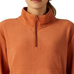 XW-DSL675 Otoño Invierno, el Más Vendido, Ligero, Talla Grande, Cuello Alto, Media Cremallera, Cordón Ajustable, Ajustado, Holgado, Transpirable, de Spandex para Yoga - Product Image 3