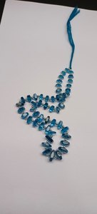 Perles de topaze bleue de Londres naturelle, forme bouton lisse, qualité supérieure, forme unique, 5MM-7MM, pour la fabrication de bijoux, vente en gros - Product Image 4