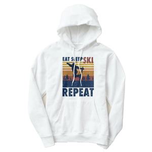 Sudadera con Capucha Premium para Esquí, Diseño Retro de Atardecer, Unisex, Térmica, para Deportes de Invierno, Snowboard - Product Image 3