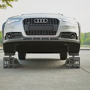 Set di 2 Rampe Idrauliche a Basso Profilo per Sollevamento Auto, Capacità 5T (11000 libbre) per Officina, Rimorchi e Veicoli - Product Image 6