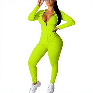 Ropa informal para mujer, trajes de pista hechos a medida de alta calidad para trotar y entrenar en el gimnasio, trajes de pista de aspecto sexy - Product Image 1