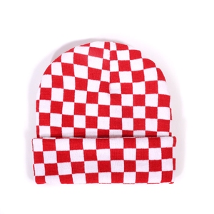 100% High Quality USA custom beanie streetwear knit <b>winter</b> <b>cap</b> black red design premium logo stylish hat - Product Image 5