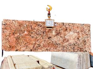 Losas y azulejos de granito rosa rojizo de la serie Alaska de calidad premium, encimeras de granito, exportador de granito de la India, granito asequible - Product Image 4