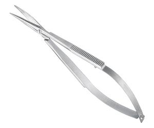 Curved Blades Steel OEM ODM Best Quality In Silver Color Product Customizable <b>Control</b> Beauty Spring Scissors By Grip Surgical - Product Image 1