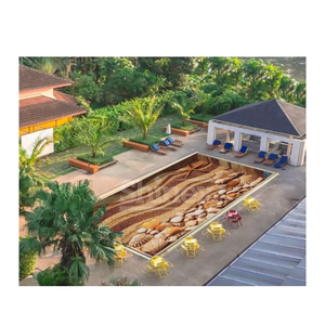 Série de carreaux de piscine inspirés des coquillages côtiers de haute qualité, brillance nacrée pour la transformation de piscines de villas de luxe - Product Image 4