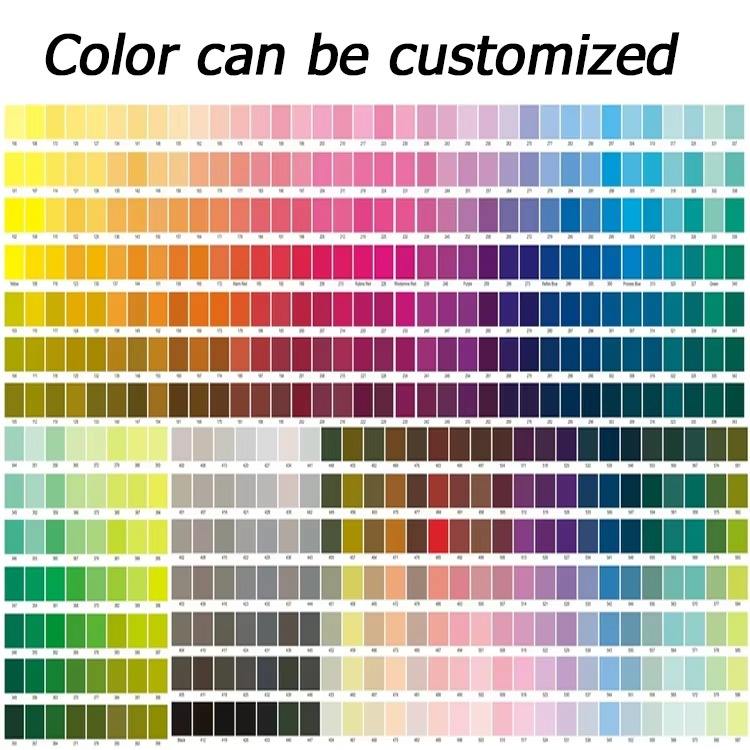 Toutes les couleurs personnalisées