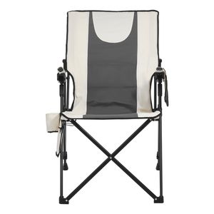 Sedia da Campeggio Pieghevole con Schienale Alto, Funzione Riscaldante, 3 Livelli di Calore, Completamente Imbottita in Tessuto Oxford, Sedia da Spiaggia con Braccioli, Supporta fino a 120 kg - Product Image 4
