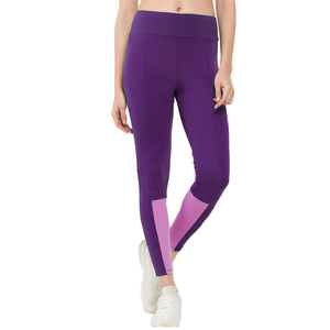 Premium Spandex Compression Leggings Custom Logo Patchwork Gym <b>Tights</b> Squat Proof Women’s Fitness Yoga Leggings Manufacturer - Product Image 2