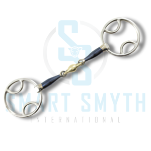 Mors de cheval professionnel en acier inoxydable avec anneau lâche et lozenge en cuivre pour l'équitation et l'entraînement - Product Image 6