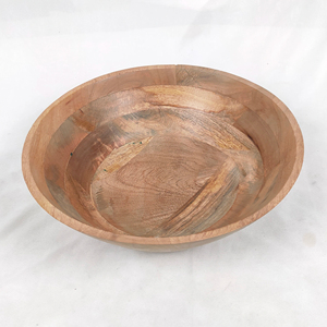 Tazón para Ensalada de Madera Pulida de Lujo, Ecológico, Estilo Moderno, Diseño Personalizado, Precio al por Mayor, Tendencia Ramadán Kareem - Product Image 1