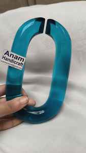 Adornos de Pared de Cadena Acrílica Modernos Personalizados, Hechos a Mano, Decoración Colgante de Resina Moderna para el Hogar, Listos para el Festival Diwali - Product Image 2