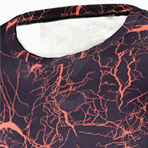 Solid Pattern Spandex <b>Men</b> Rash Guards 220g Pre Shrunk Fabric Quick Dry <b>Compression</b> <b>Shirt</b> High Quality Customizable in Wholesale - Product Image 4