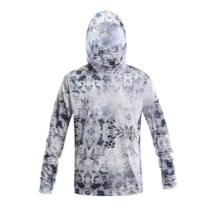 Nouveaux sweats à capuche de pêche pour hommes avec poches latérales zippées, design OEM, légers, à manches longues, séchage rapide - Product Image 4