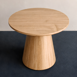 Table basse moderne en teck avec étagère inférieure pour salons - Rachel & Natalie - Product Image 3