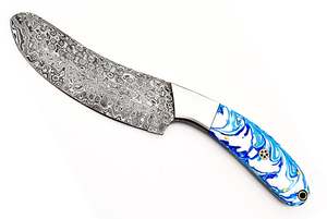 Couteau de chef en acier Damas de haute qualité – Lame en acier VG10 – Qualité restaurant – Fabricant OEM/ODM - Product Image 3