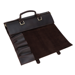 High Quality Genuine Leather Chef <b>Tool</b> Bag Wholesale Knife Custom Packaging Chef Knife <b>Roll</b> Bag At Competitive Rates - Product Image 3