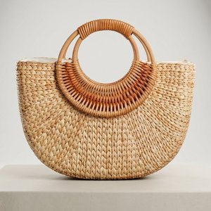 Vietnam Handmade Water Hyacinth <b>Handbag</b> Woven Beach <b>Handbag</b> for Women Summer Style Resort Wear Collection - Product Image 1