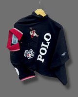 Polo à manches courtes le plus vendu, brodé, avec poche et logo, style preppy, en jersey de coton, coupe classique.