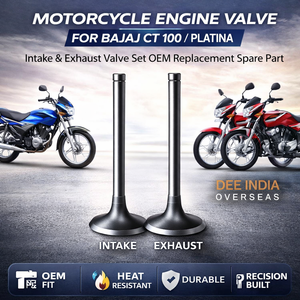 Válvula de Motor de Motocicleta para Bajaj CT 100 / Platina |   Juego de Válvulas de Admisión y Escape, Repuesto OEM - Product Image 3