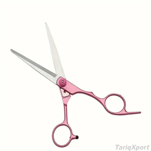 Rose Gold Stainless Steel Lightweight Right-Handed Barber Scissors 6 Inch Professional Hair <b>Thinning</b> Shears Sharp Convex Edge - Product Image 2